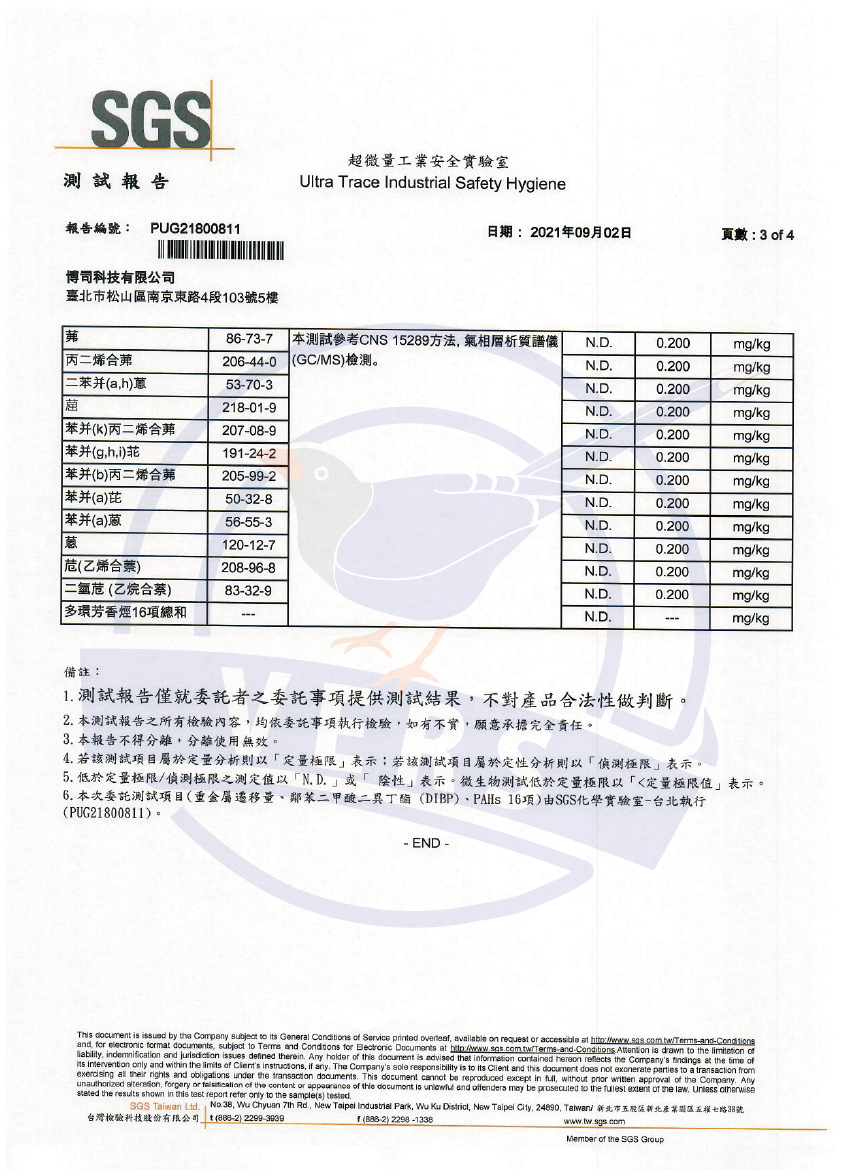 SGS測試報告-超微量工業安全實驗室-3