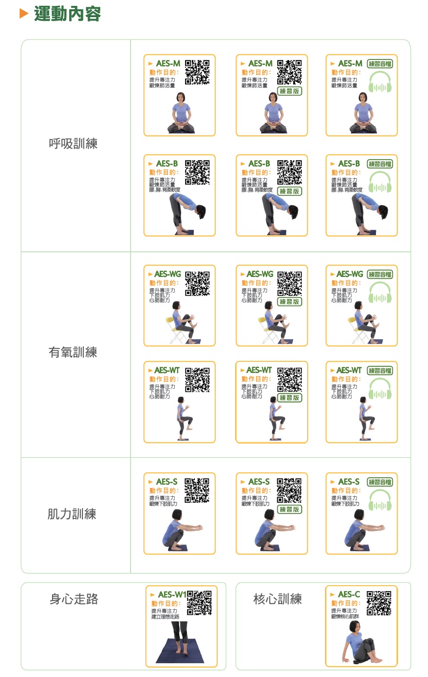 915足步身心運動方法教學：包含呼吸、有氧、屈蹲、核心運動與身心走路動作指南