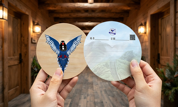 Taiwan-Blue-Magpie-Prayer-Card